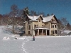 Monteret I im Winter